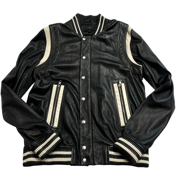 IRO Vanny Jacket in Black Ecru - Picture 1 of 5
